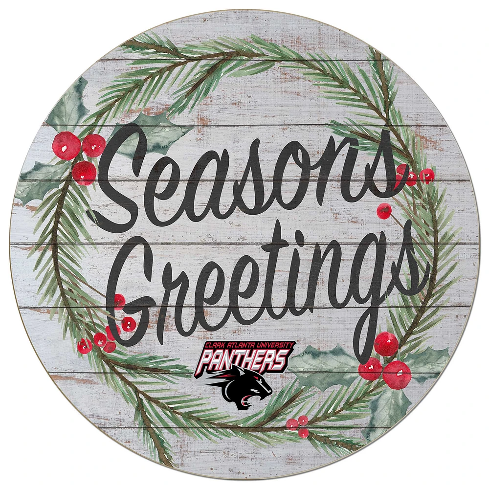 Clark Atlanta University Panthers 20'' x 20'' Season's Greetings Circle