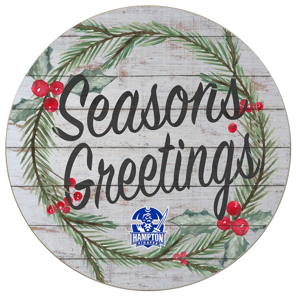 Hampton Pirates 20'' x 20'' Season's Greetings Circle