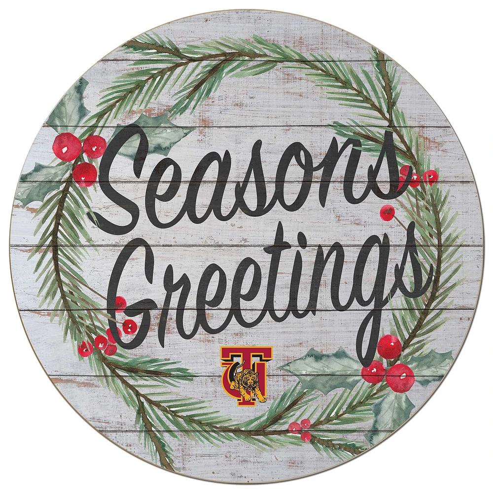 Tuskegee Golden Tigers 20'' x 20'' Season's Greetings Circle