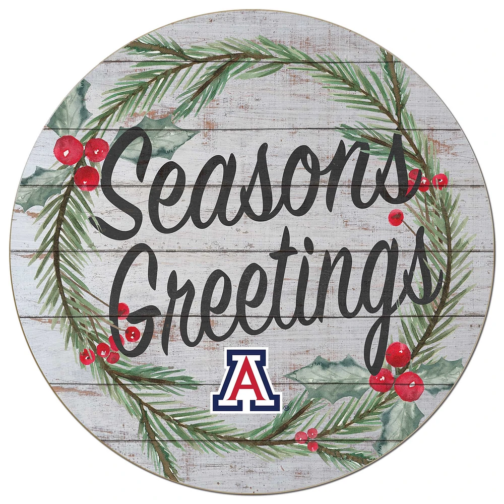 Arizona Wildcats 20'' x 20'' Season's Greetings Circle