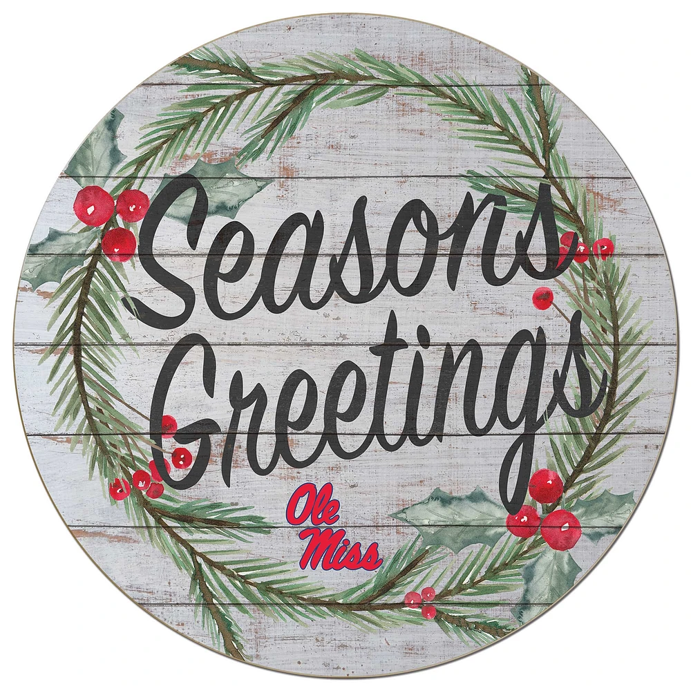 Ole Miss Rebels 20'' x 20'' Season's Greetings Circle