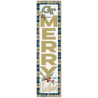 Georgia Tech Yellow Jackets 12'' x 48'' Outdoor Christmas Leaner