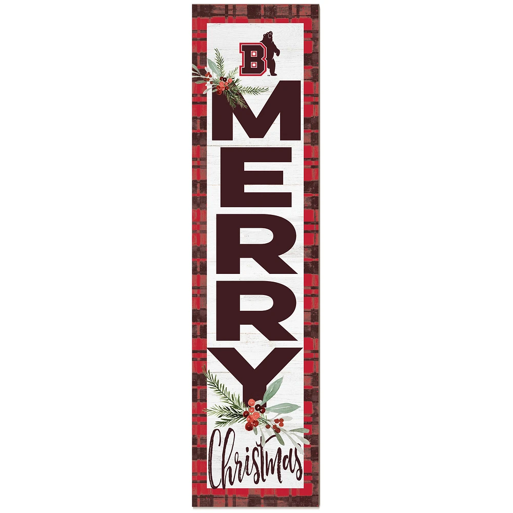 Brown Bears 12'' x 48'' Outdoor Christmas Leaner