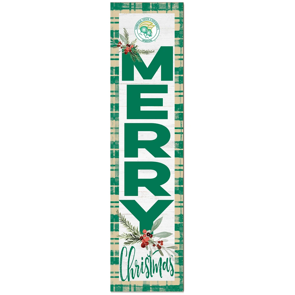 Norfolk State Spartans 12'' x 48'' Outdoor Christmas Leaner