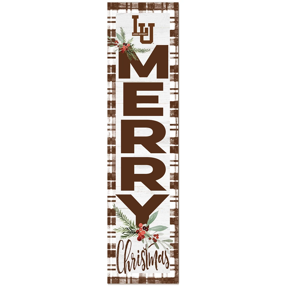 Lehigh Mountain Hawks 12'' x 48'' Outdoor Christmas Leaner