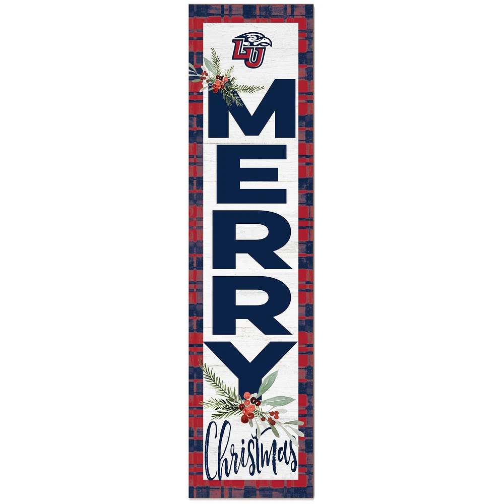 Liberty Flames 12'' x 48'' Outdoor Christmas Leaner