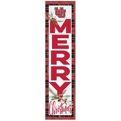 Utah Utes 12'' x 48'' Outdoor Christmas Leaner