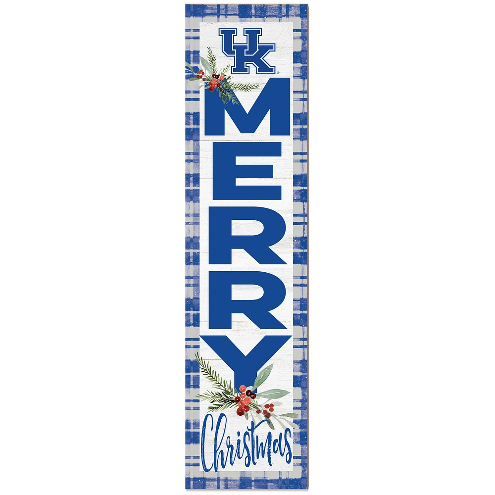 Kentucky Wildcats 12'' x 48'' Outdoor Christmas Leaner