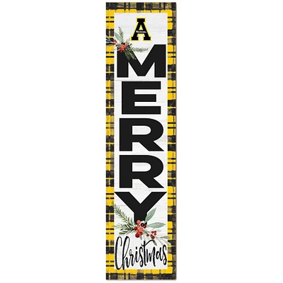 Appalachian State Mountaineers 12'' x 48'' Outdoor Christmas Leaner
