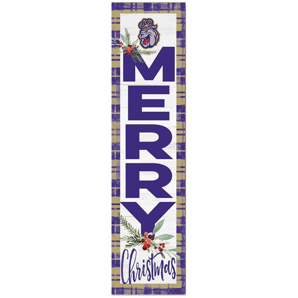 James Madison Dukes 12'' x 48'' Outdoor Christmas Leaner
