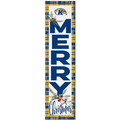 Kent State Golden Flashes 12'' x 48'' Outdoor Christmas Leaner