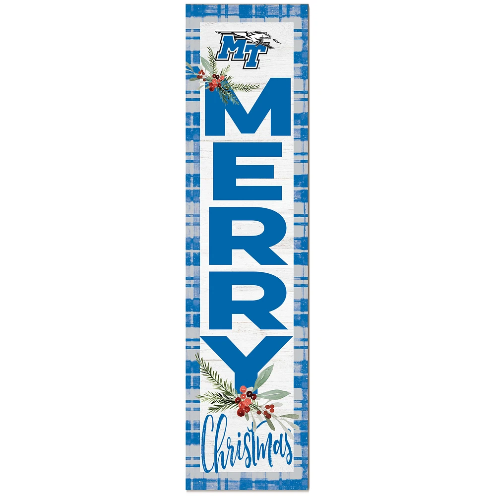 MTSU Blue Raiders 12'' x 48'' Outdoor Christmas Leaner