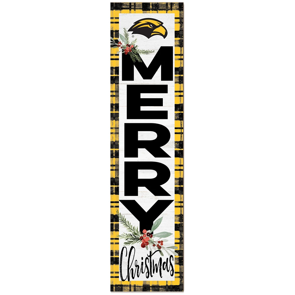 Southern Miss Golden Eagles 12'' x 48'' Outdoor Christmas Leaner