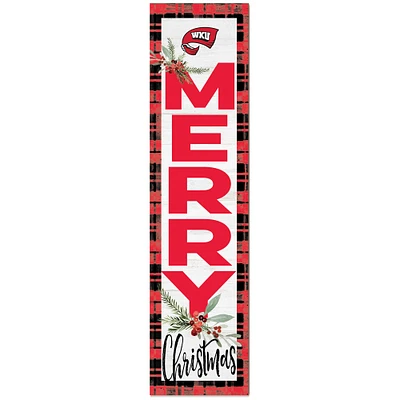 Western Kentucky Hilltoppers 12'' x 48'' Outdoor Christmas Leaner