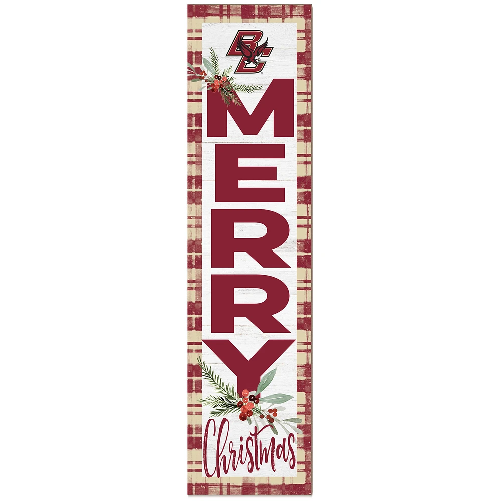 Boston College Eagles 12'' x 48'' Outdoor Christmas Leaner