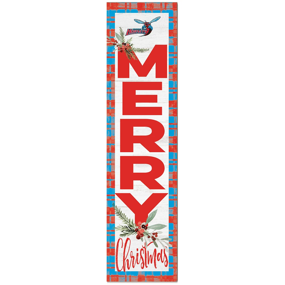 Delaware State Hornets 12'' x 48'' Outdoor Christmas Leaner