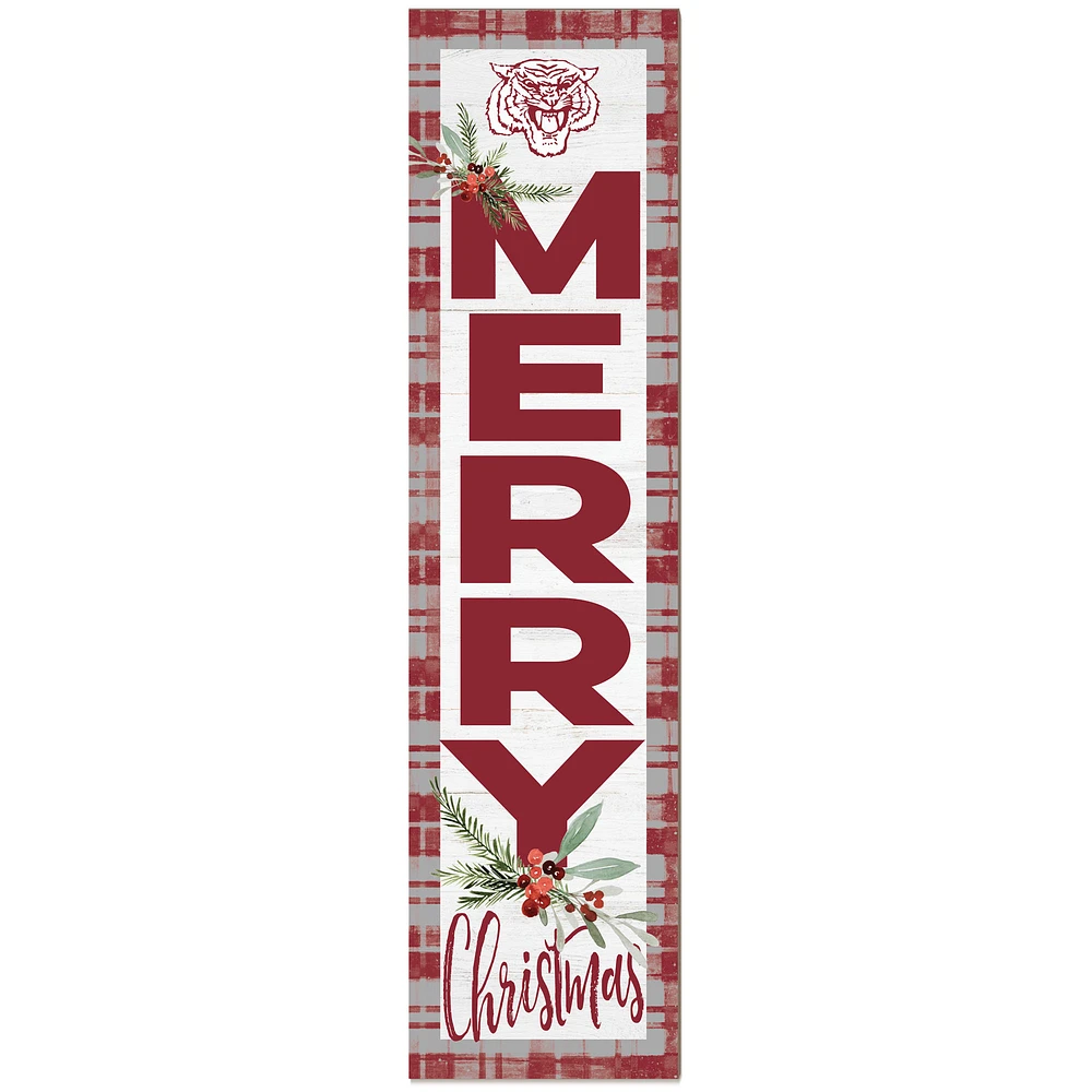 Morehouse Maroon Tigers 12'' x 48'' Outdoor Christmas Leaner