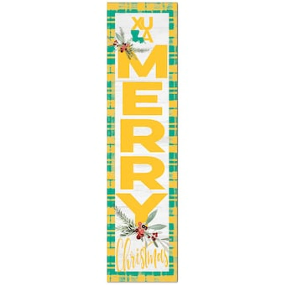 XULA Gold 12'' x 48'' Outdoor Christmas Leaner