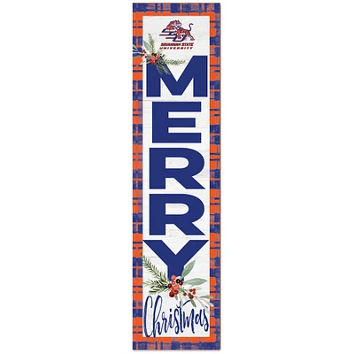 Savannah State Tigers 12'' x 48'' Outdoor Christmas Leaner