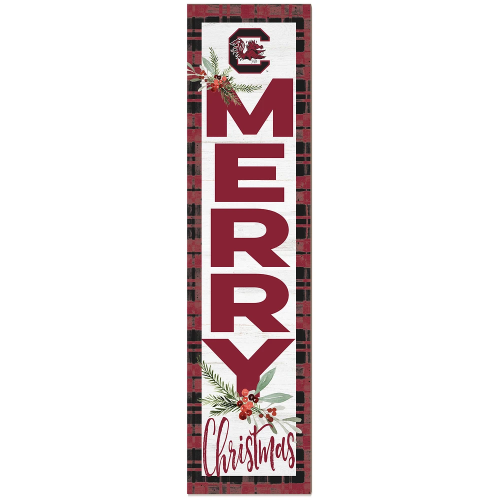 South Carolina Gamecocks 12'' x 48'' Outdoor Christmas Leaner