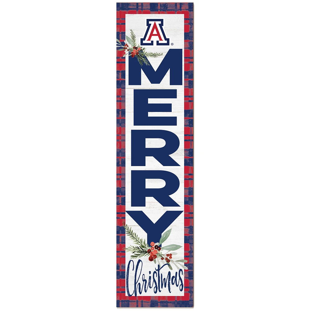 Arizona Wildcats 12'' x 48'' Outdoor Christmas Leaner