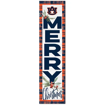 Auburn Tigers 12'' x 48'' Outdoor Christmas Leaner