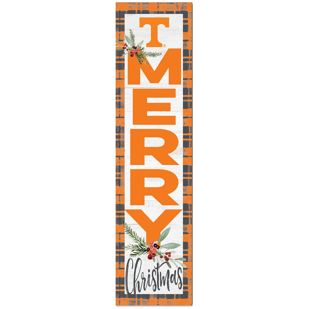Tennessee Volunteers 12'' x 48'' Outdoor Christmas Leaner