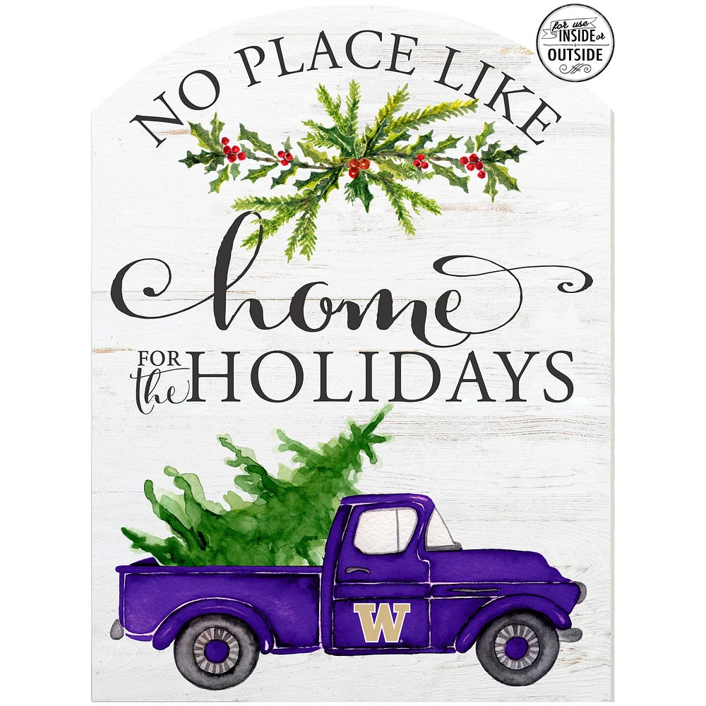 Washington Huskies 16'' x 22'' Holiday Marquee Sign
