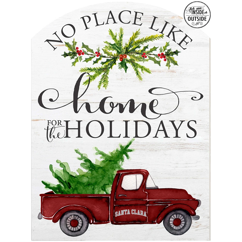 Santa Clara Broncos 16'' x 22'' Holiday Marquee Sign