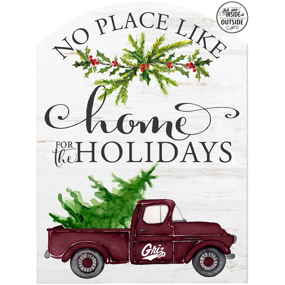 Montana Grizzlies 16'' x 22'' Holiday Marquee Sign