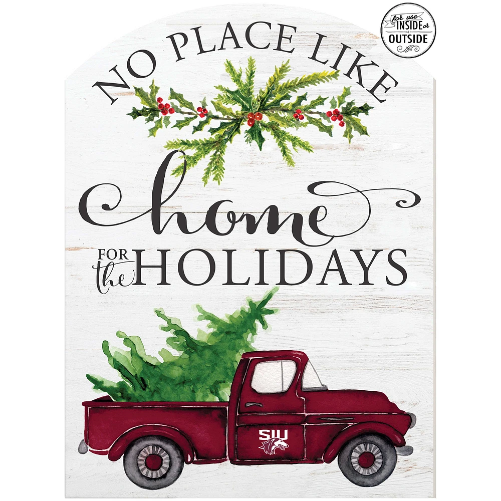 Southern Illinois Salukis 16'' x 22'' Holiday Marquee Sign