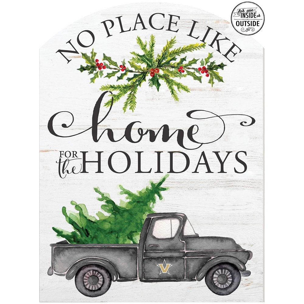 Vanderbilt Commodores 16'' x 22'' Holiday Marquee Sign