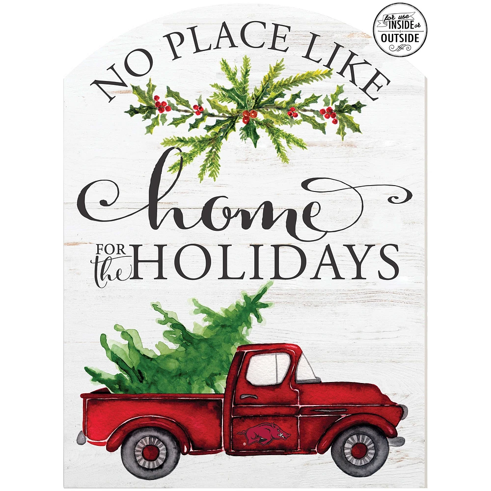 Arkansas Razorbacks 16'' x 22'' Holiday Marquee Sign