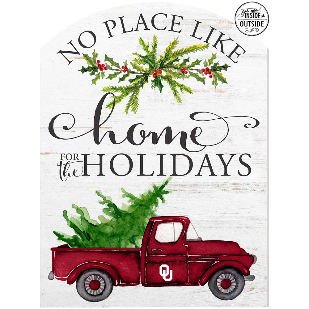 Oklahoma Sooners 16'' x 22'' Holiday Marquee Sign