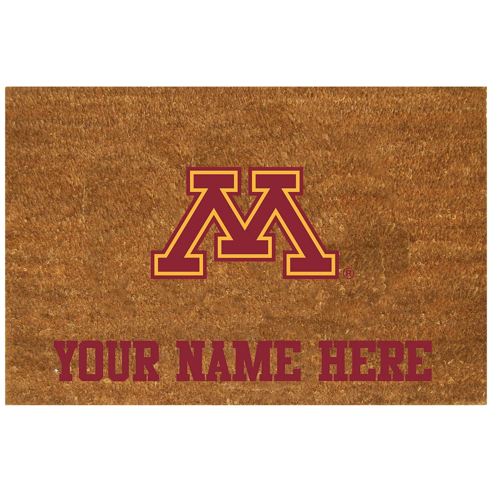 Minnesota Golden Gophers 23'' x 35'' Personalized Door Mat