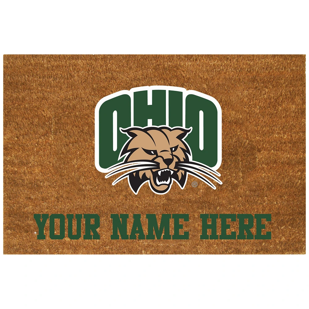 Ohio Bobcats 23'' x 35'' Personalized Door Mat