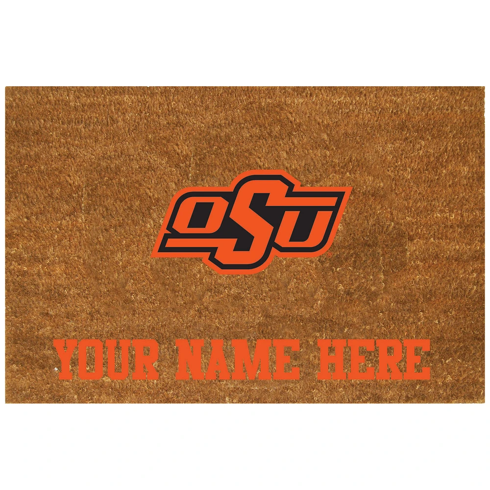 Oklahoma State Cowboys 23'' x 35'' Personalized Door Mat