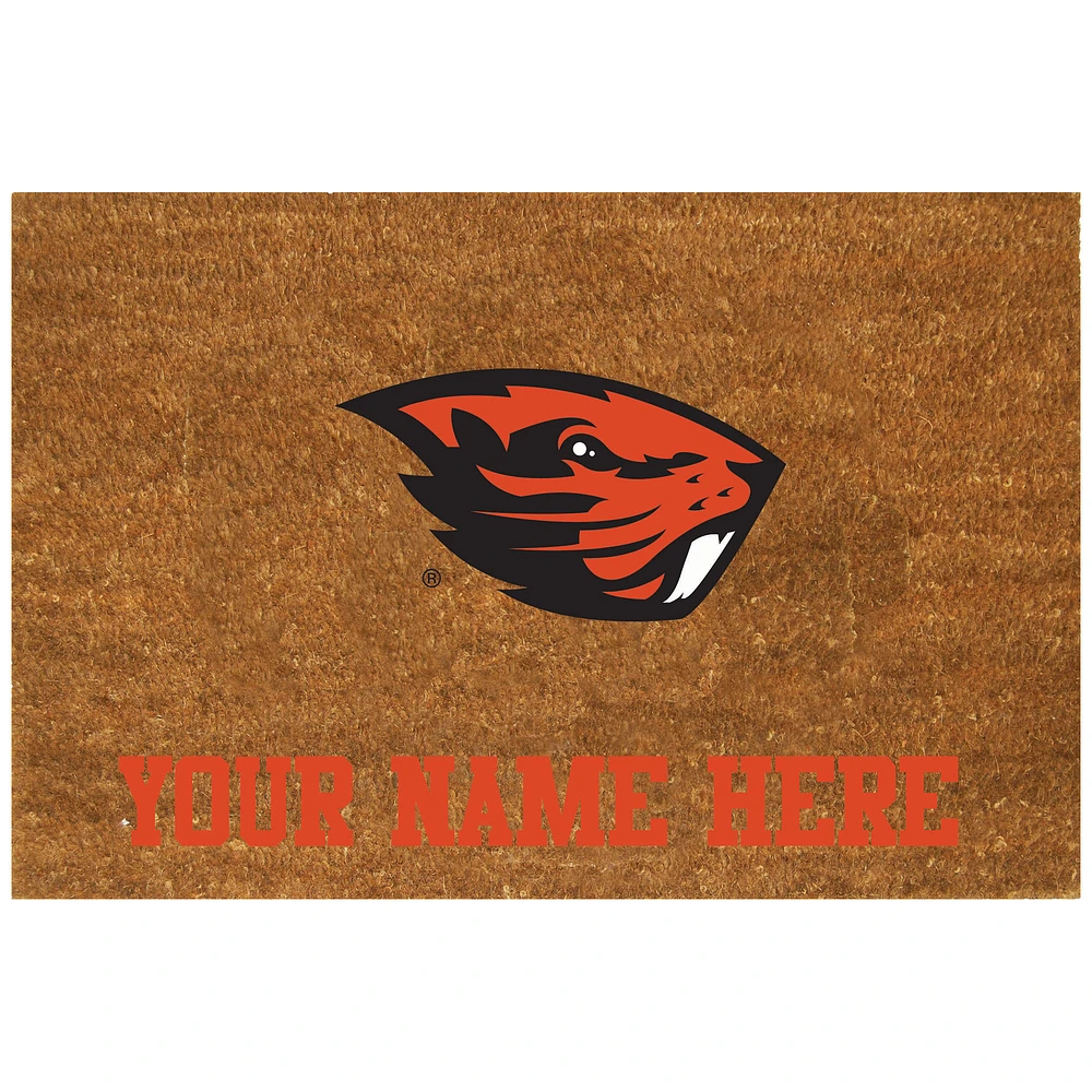 Oregon State Beavers 23'' x 35'' Personalized Door Mat