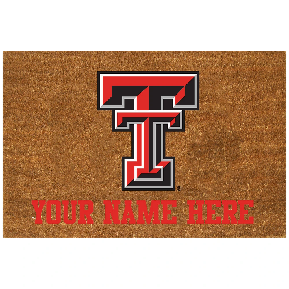 Texas Tech Red Raiders 23'' x 35'' Personalized Door Mat