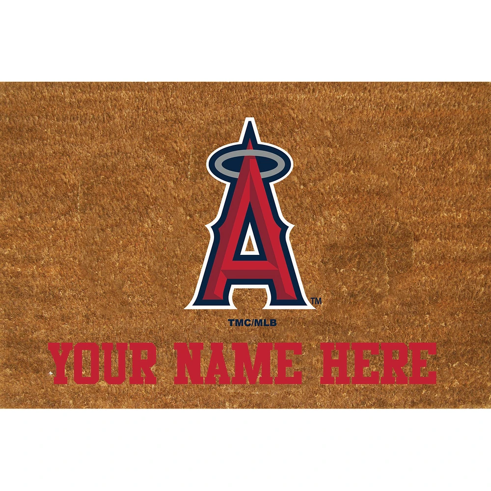 Los Angeles Angels 23'' x 35'' Personalized Door Mat
