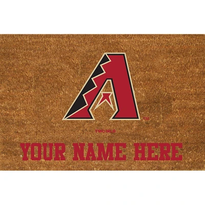 Arizona Diamondbacks 23'' x 35'' Personalized Door Mat