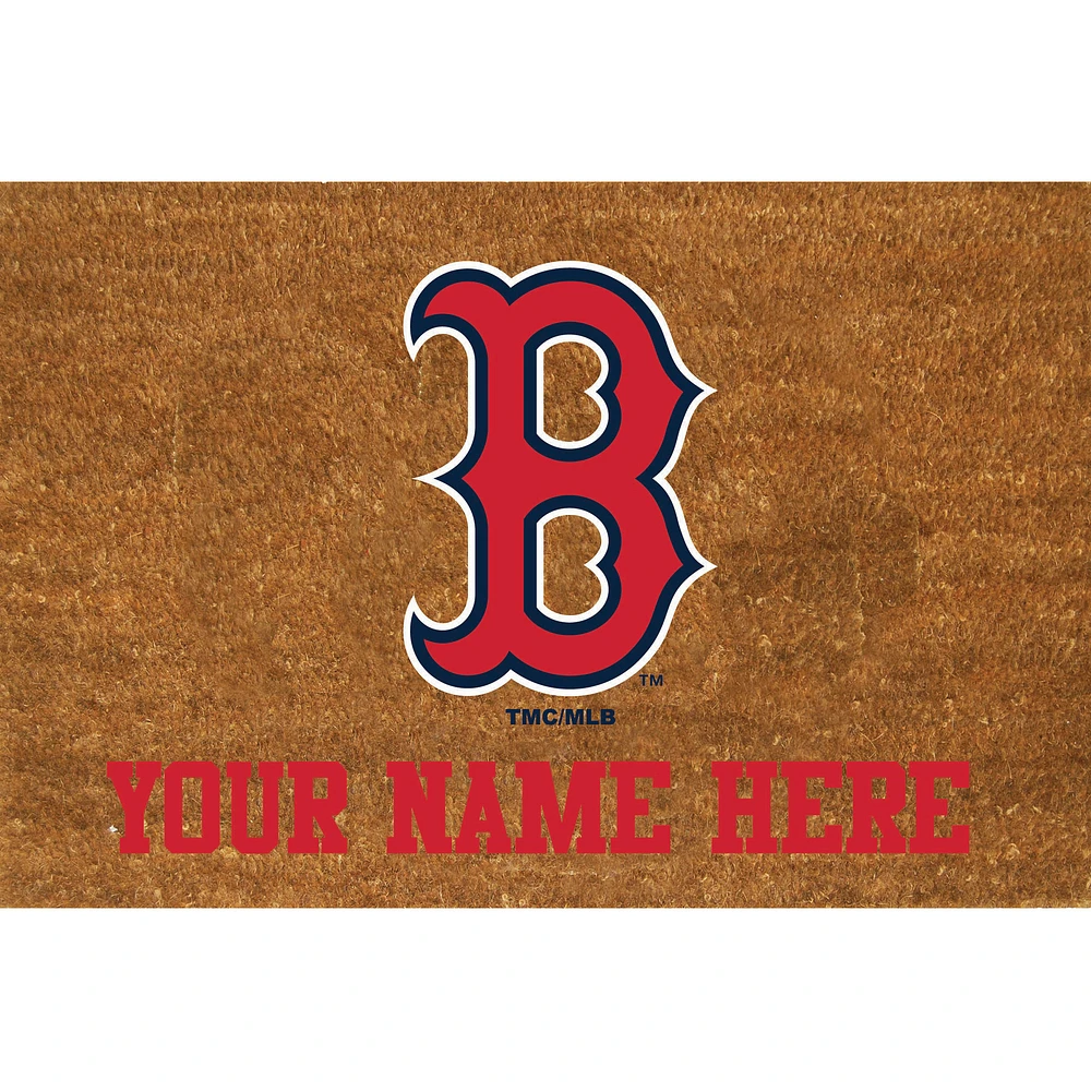 Boston Red Sox 23'' x 35'' Personalized Door Mat