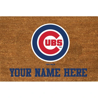 Chicago Cubs 23'' x 35'' Personalized Door Mat
