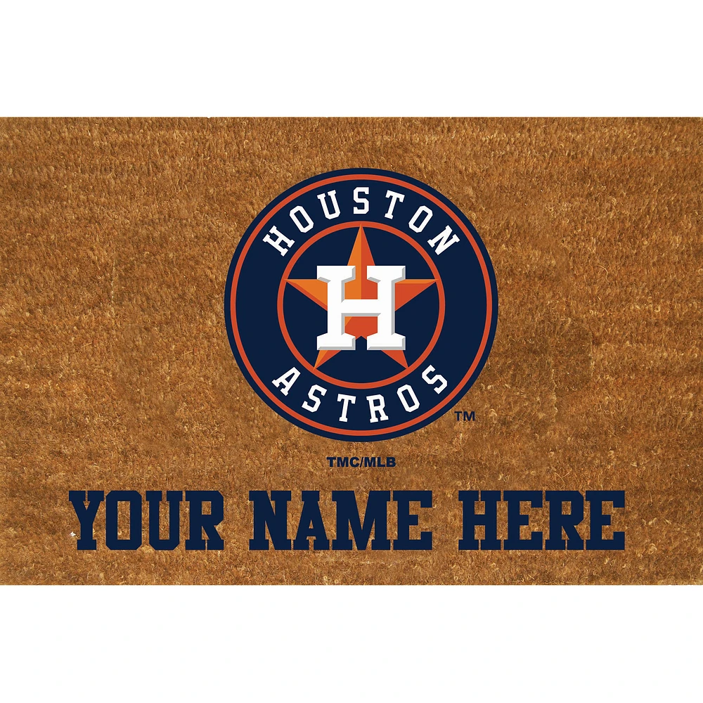 Houston Astros 23'' x 35'' Personalized Door Mat