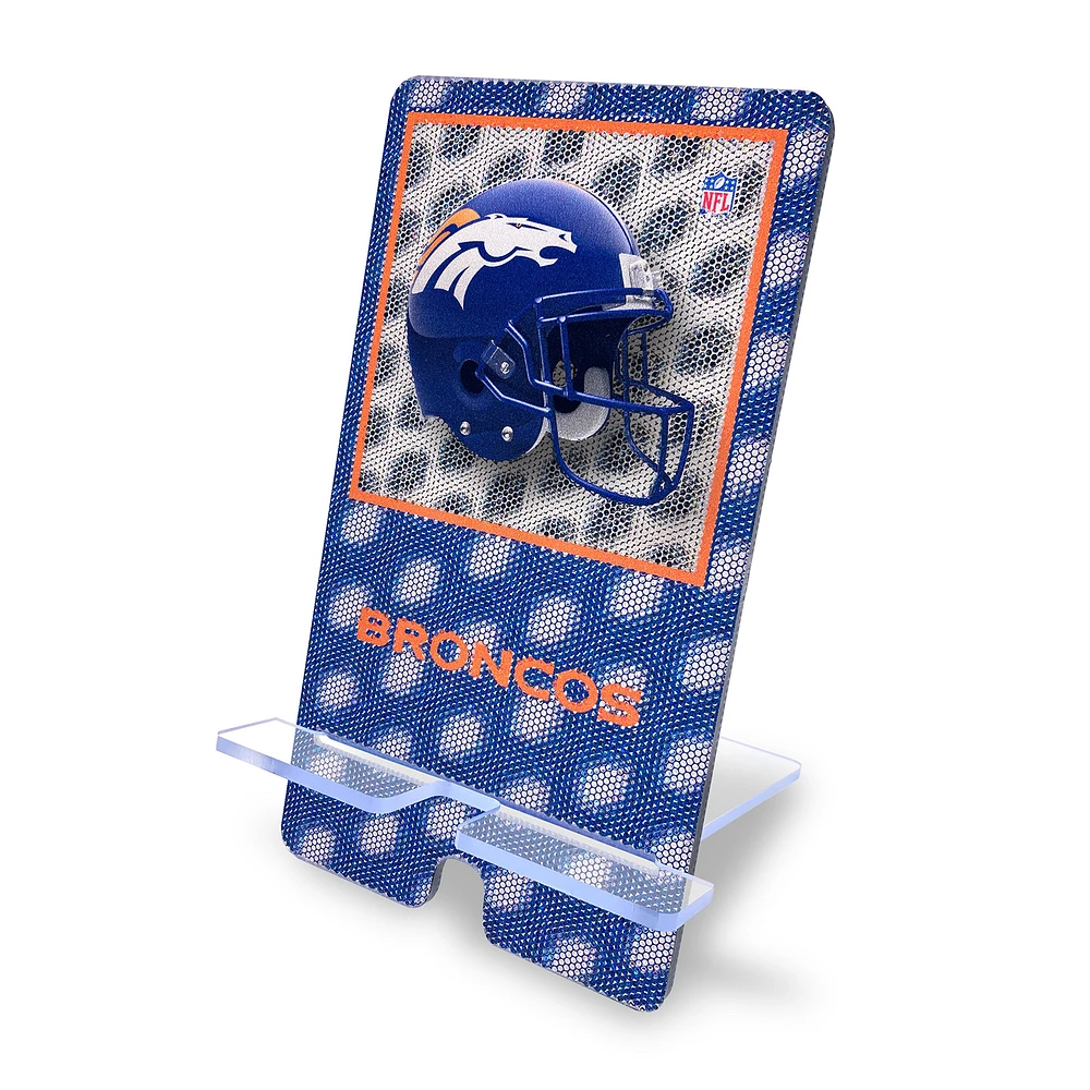 Imperial Denver Broncos Helmet Design Phone Stand