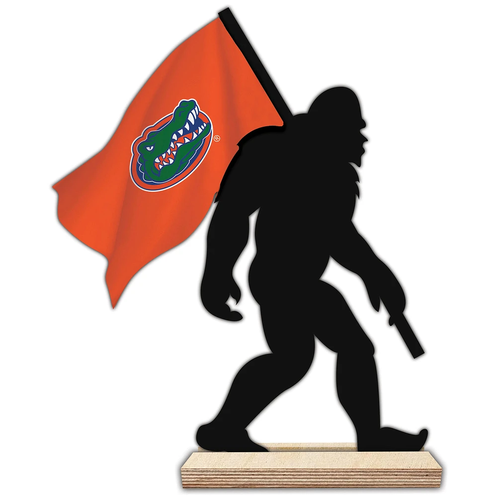 Florida Gators 18'' Team Logo Bigfoot Silhouette Desktop Art