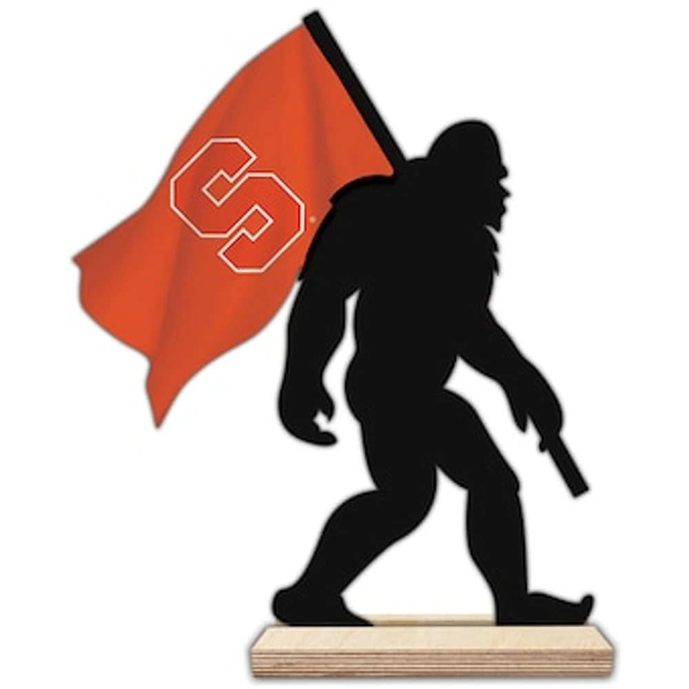 Syracuse Orange 18'' Team Logo Bigfoot Silhouette Desktop Art