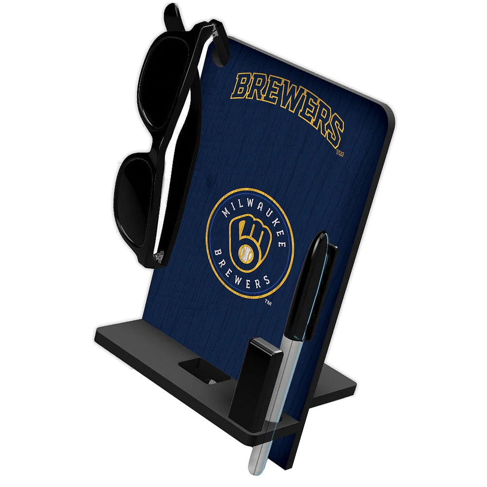 Milwaukee Brewers Four in One Desktop Phone Stand