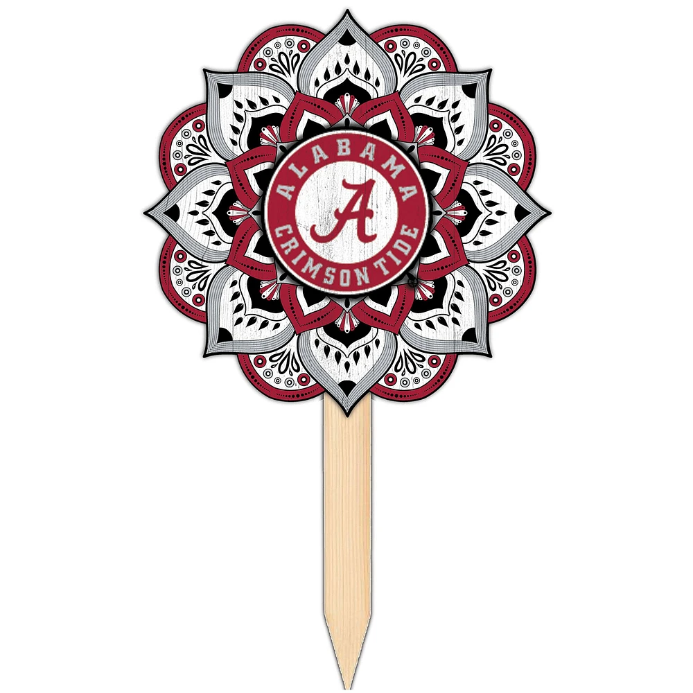 Alabama Crimson Tide 18'' x 12'' Mandala Yard Stake