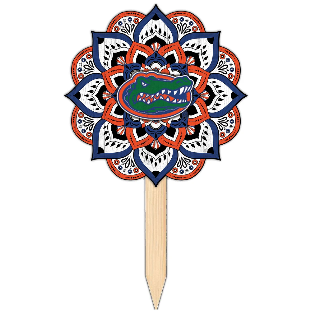 Florida Gators 18'' x 12'' Mandala Yard Stake